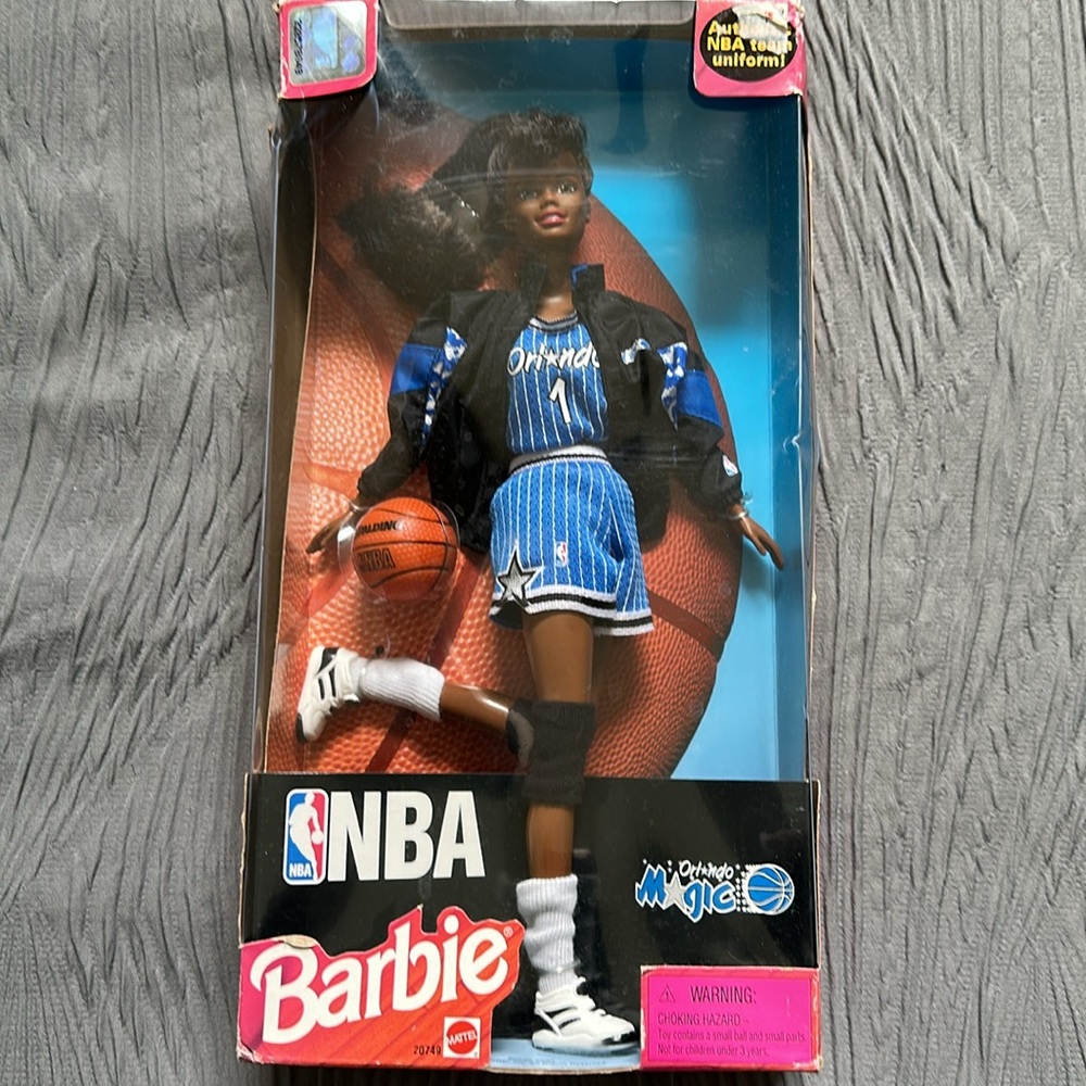 1998 Barbie African American Licensed NBA Orlando Magic Doll